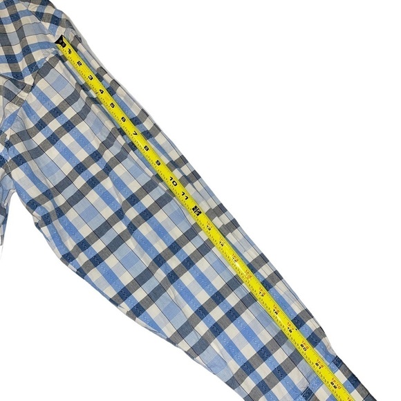 Wrangler Women's Western Top  M/L Blue, Gray Snap Button Front/Sleeves Long Slv - Picture 9 of 9